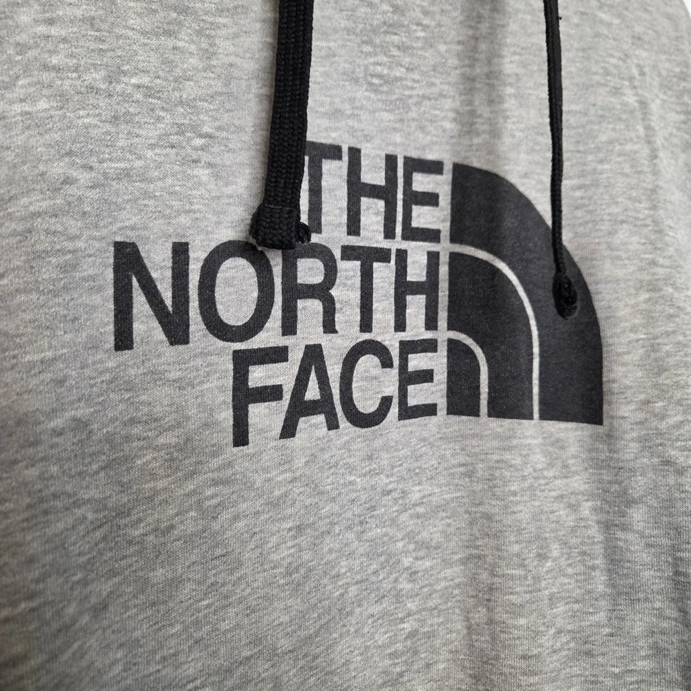 The‎ North Face Mens Heather Grey Half Dome Pullover Hoodie XL Regular Logo